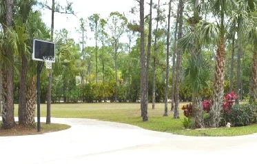 Shoot some B-ball or let the kids bike in the long driveway.